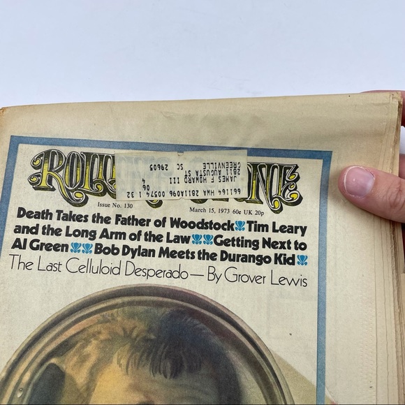 Vintage Rolling Stone Magazine Bob Dylan Al Green March 15, 1973 - Picture 2 of 5